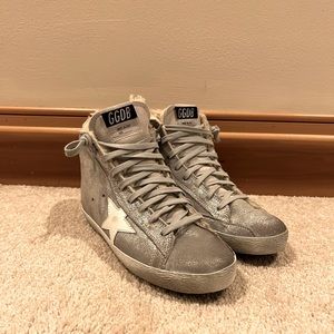 Authentic Golden Goose Francy Shearling Sneaker